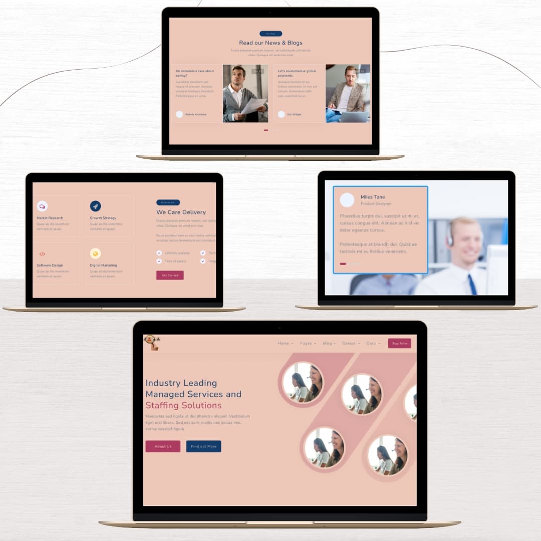 Staffing and Business Consulting Website